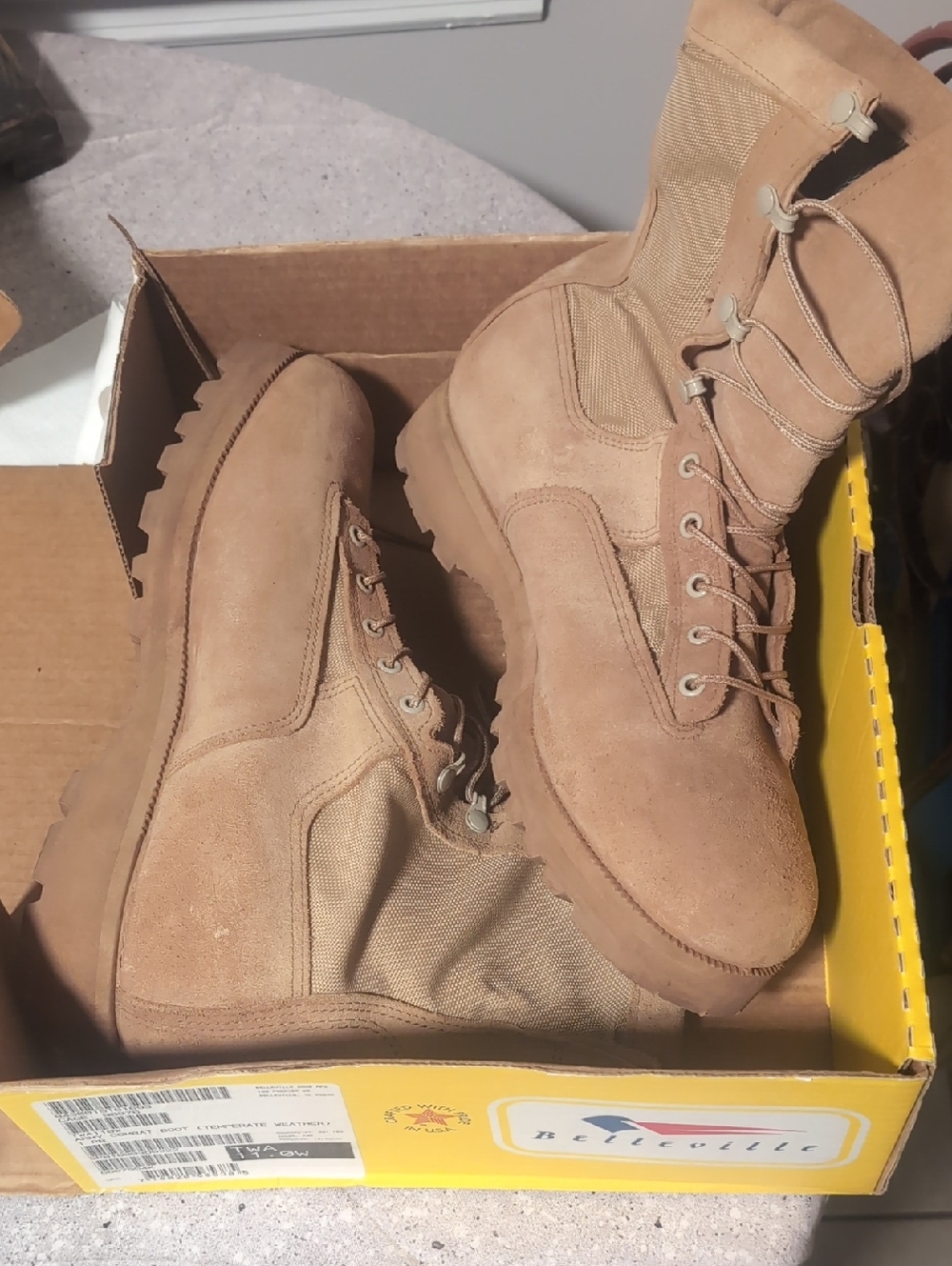 Belleville ARMY Combat Women's Desert Tan Combat Boots Size 11